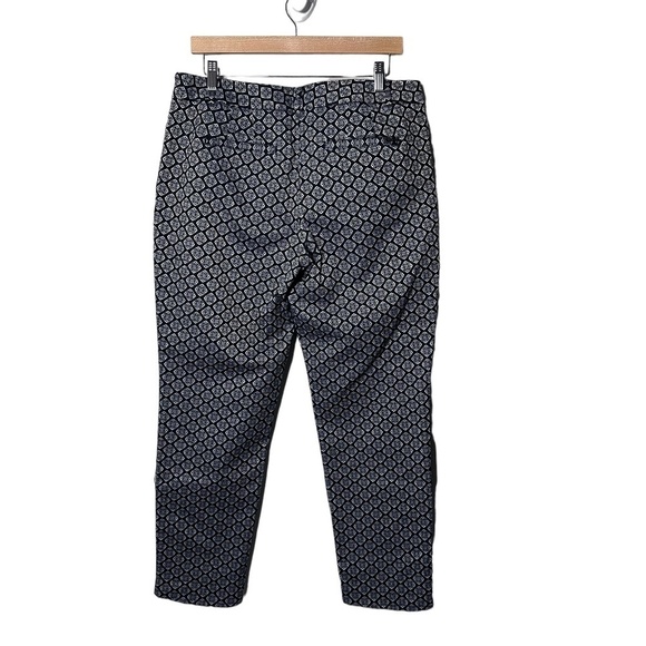 White House Black Market Women's  Diamond Print Pants in Size 12 Long - Picture 2 of 13